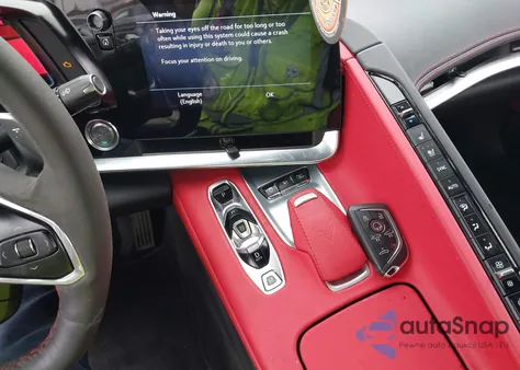 2023 Chevrolet Corvette Stingray Rwd 2Lt z USA, uszkodzony, nr VIN 1G1YB3D40P5126960